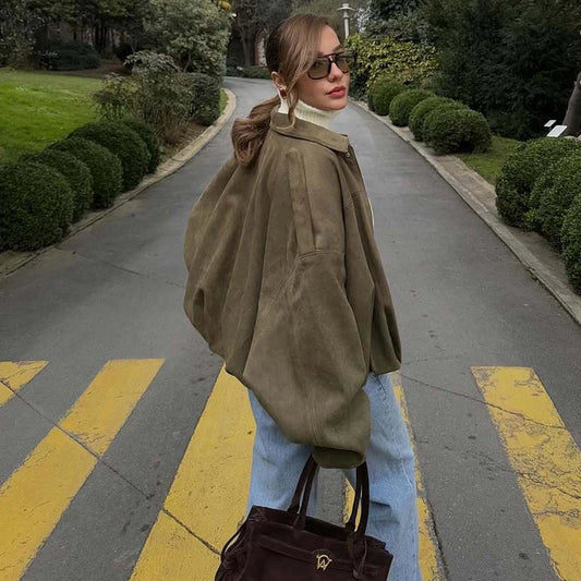 Archive Suede Bomber Jacket