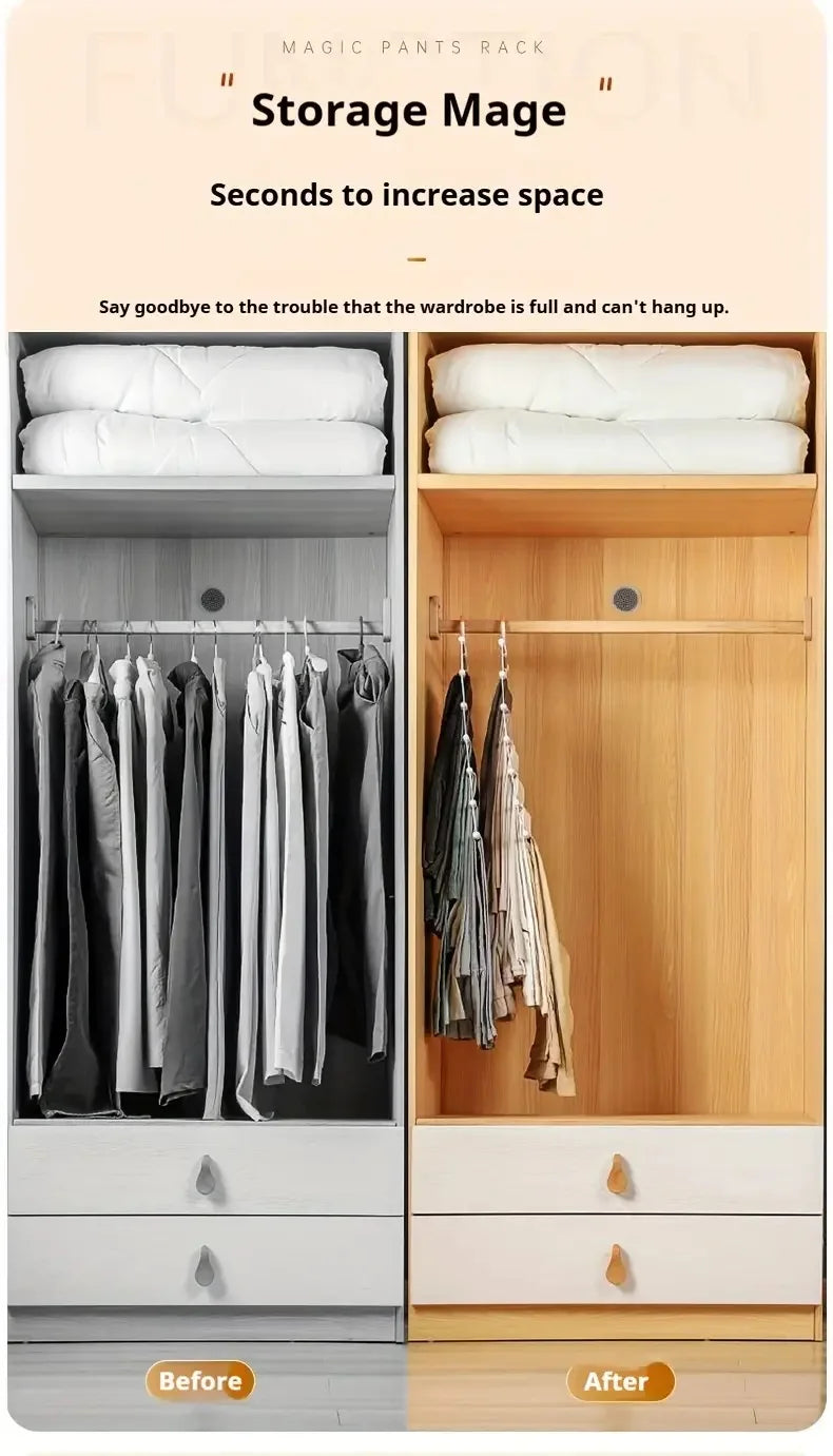 Foldable multi-Rod Hanger