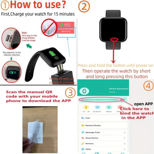 Smartwatch For Android and IOS