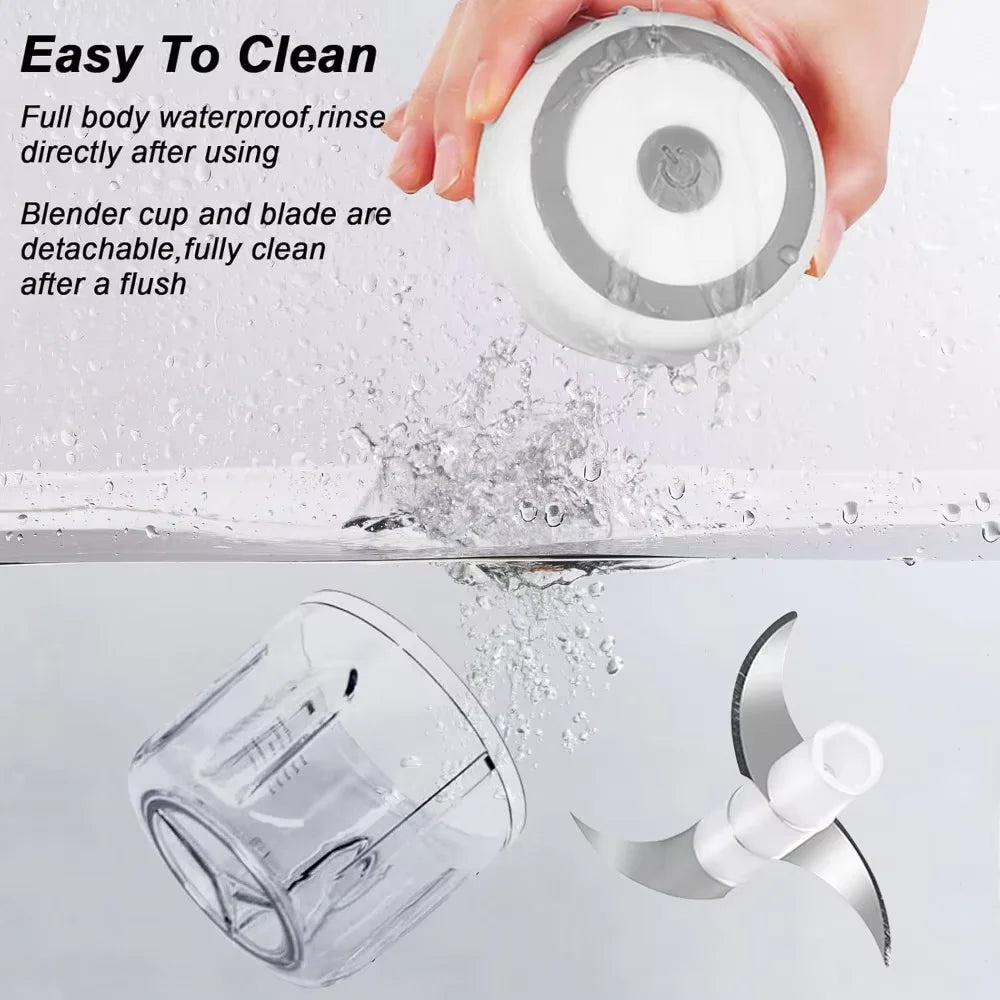 Mini Electric Food Processor