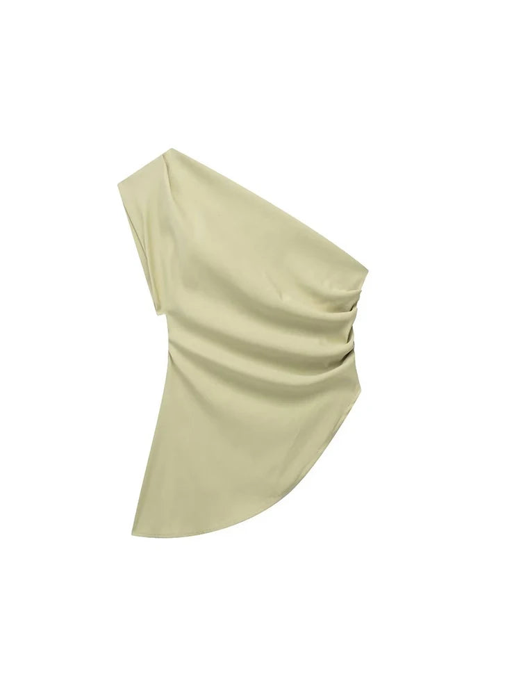Aura One-Shoulder Top