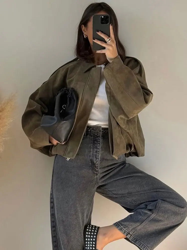 Rustic Suede Jacket