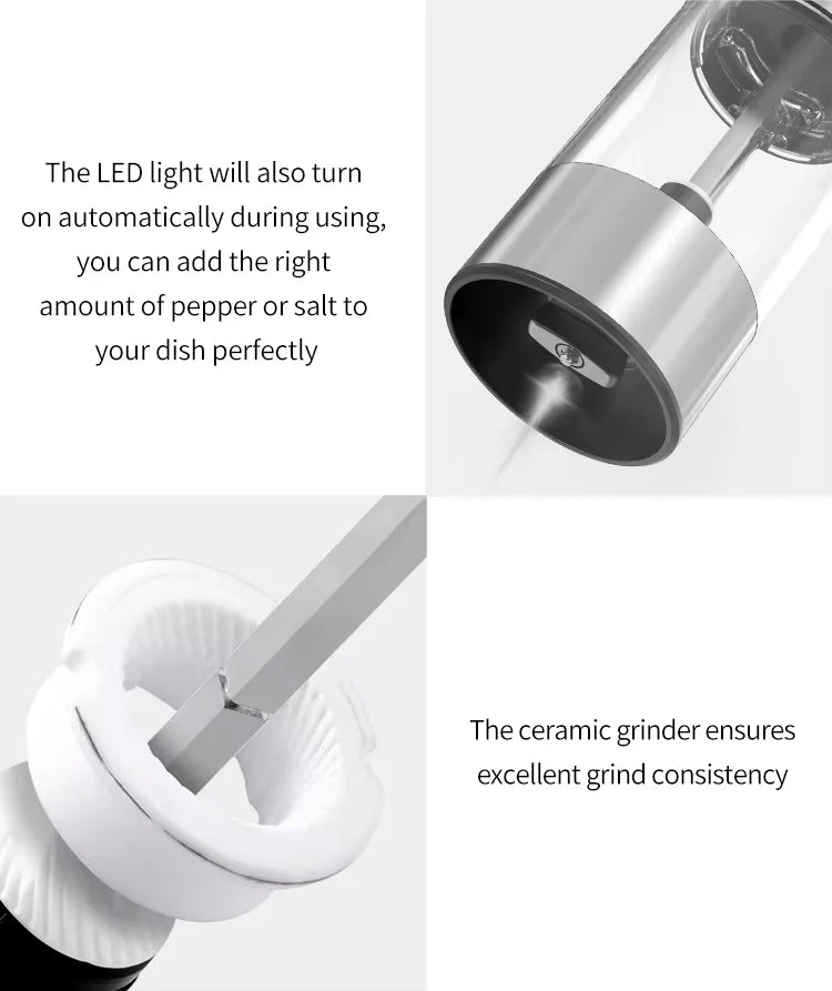 Rechargeable Salt and Pepper Grinder