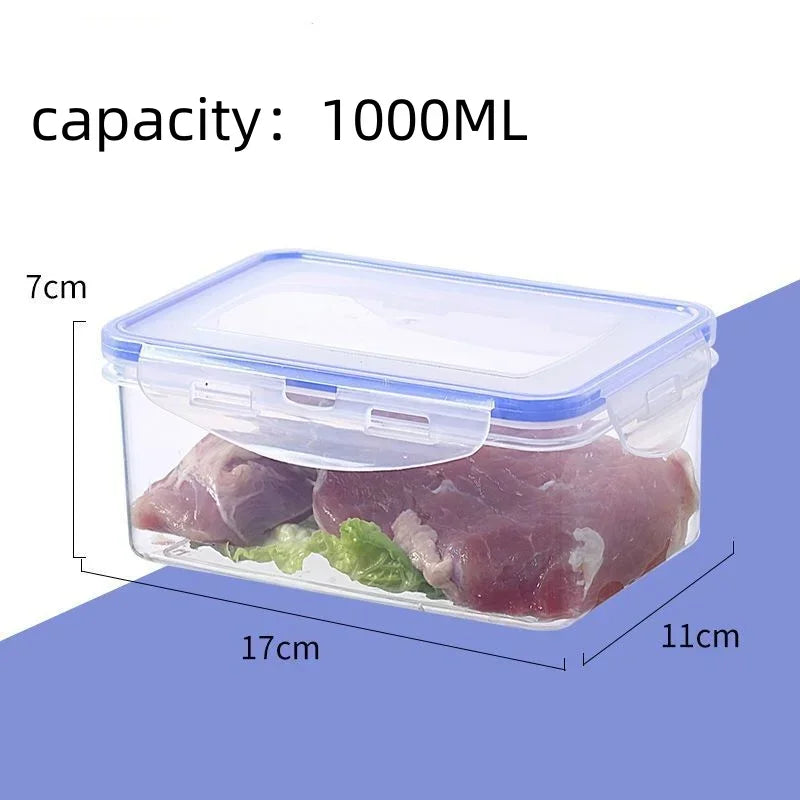 Rectangular storage box with lid