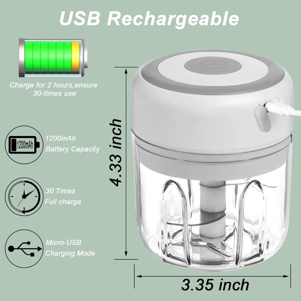 Mini Electric Food Processor