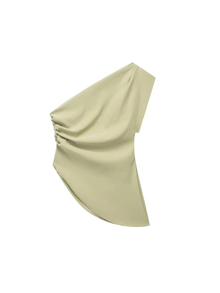 Aura One-Shoulder Top
