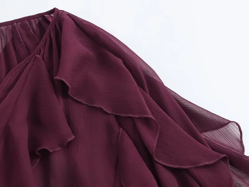 Ethereal Ruffle Top