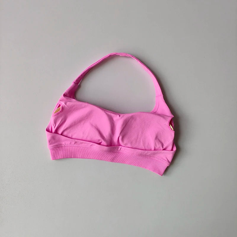 PrimeFit Halter Sports Bra