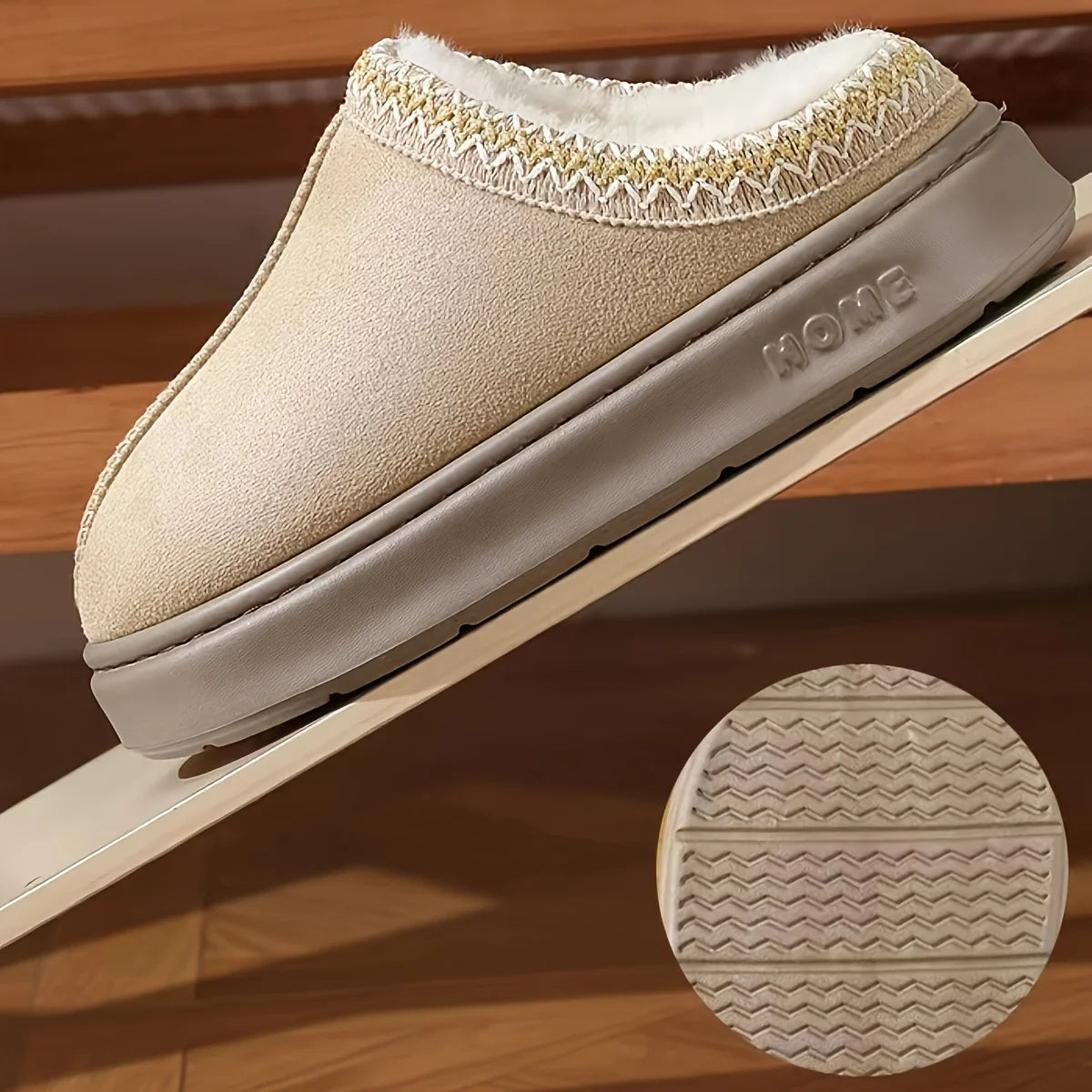 Soft Sole Comfortable Lined Slippers