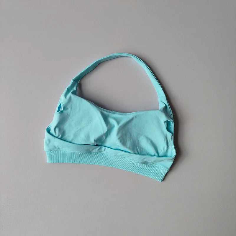PrimeFit Halter Sports Bra