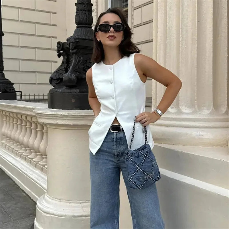 Linea Split-Hem Top