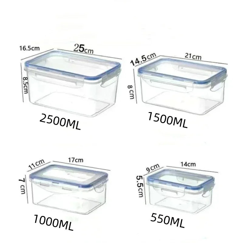 Rectangular storage box with lid