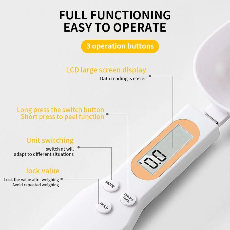 Mini Electronic Spoon Digital Kitchen Scale with LCD display