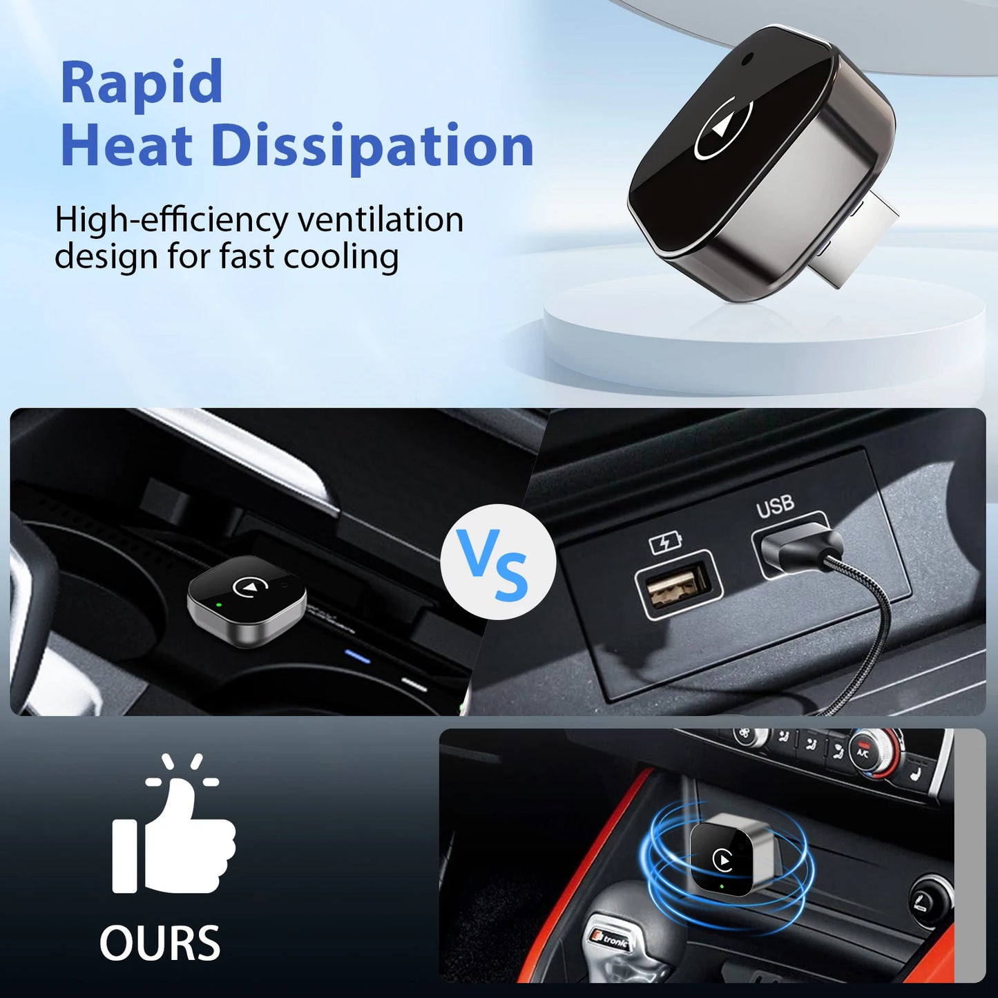 2026 2 in 1 Wireless CarPlay Adapter