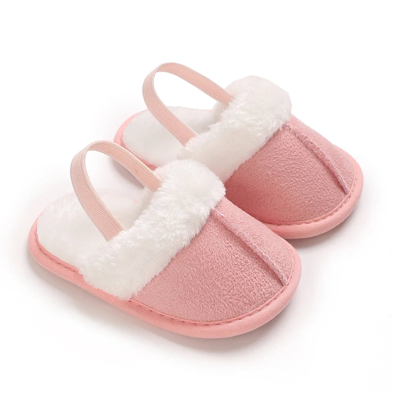 Autumn and Winter cotton slippers for Babies