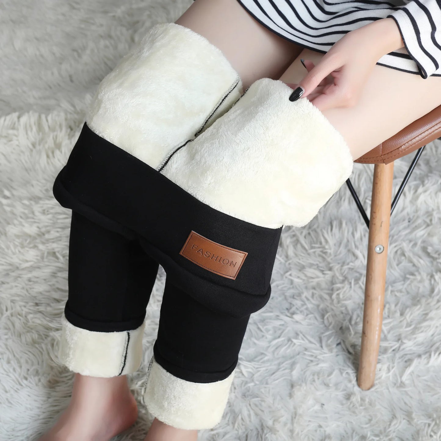 Luxury Fleece-Lined Thermal Leggings