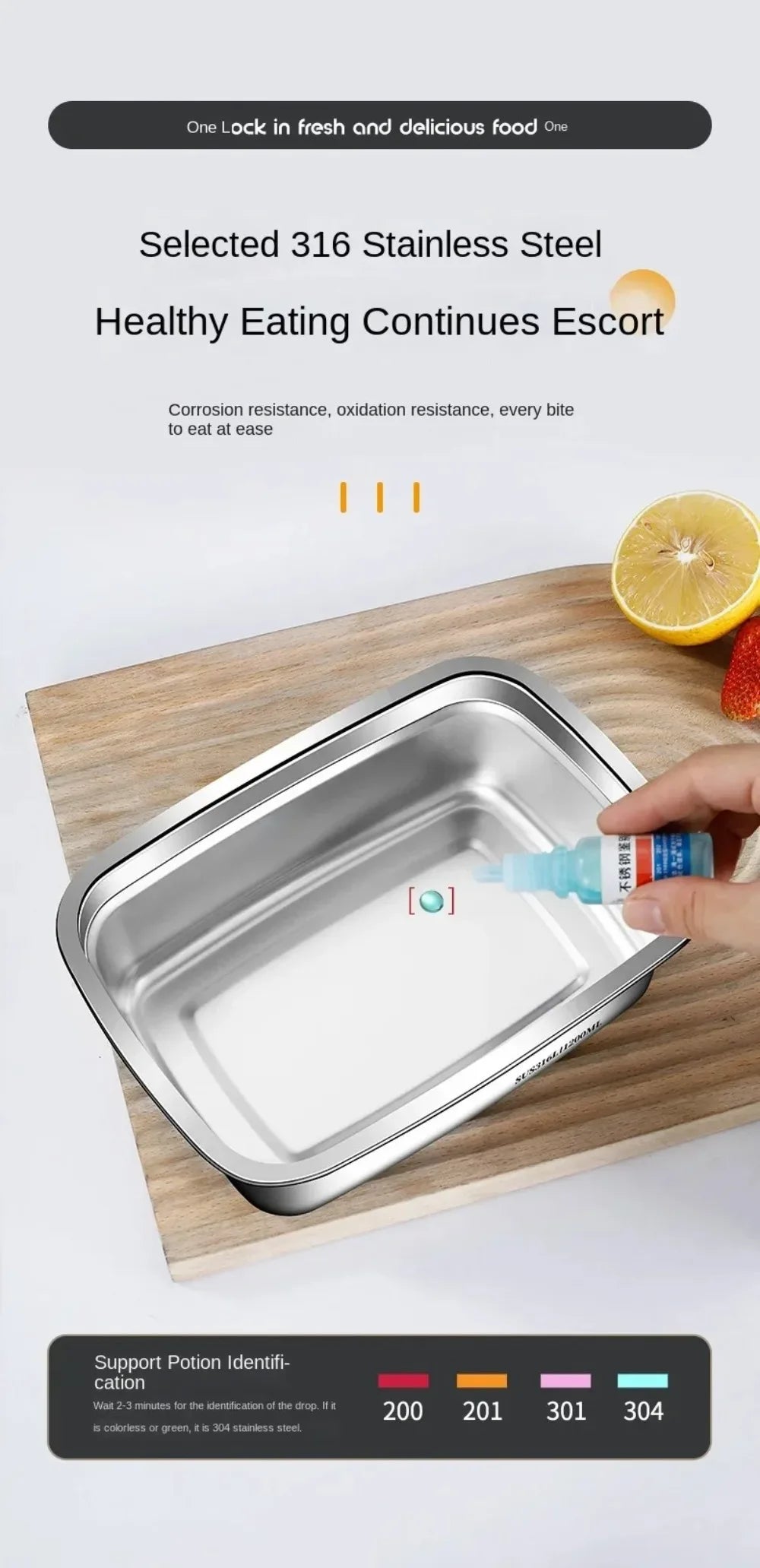 Stainless Steel Camping Lunch Box