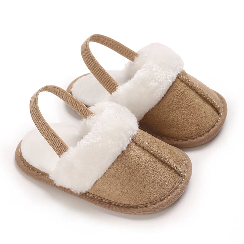 Autumn and Winter cotton slippers for Babies