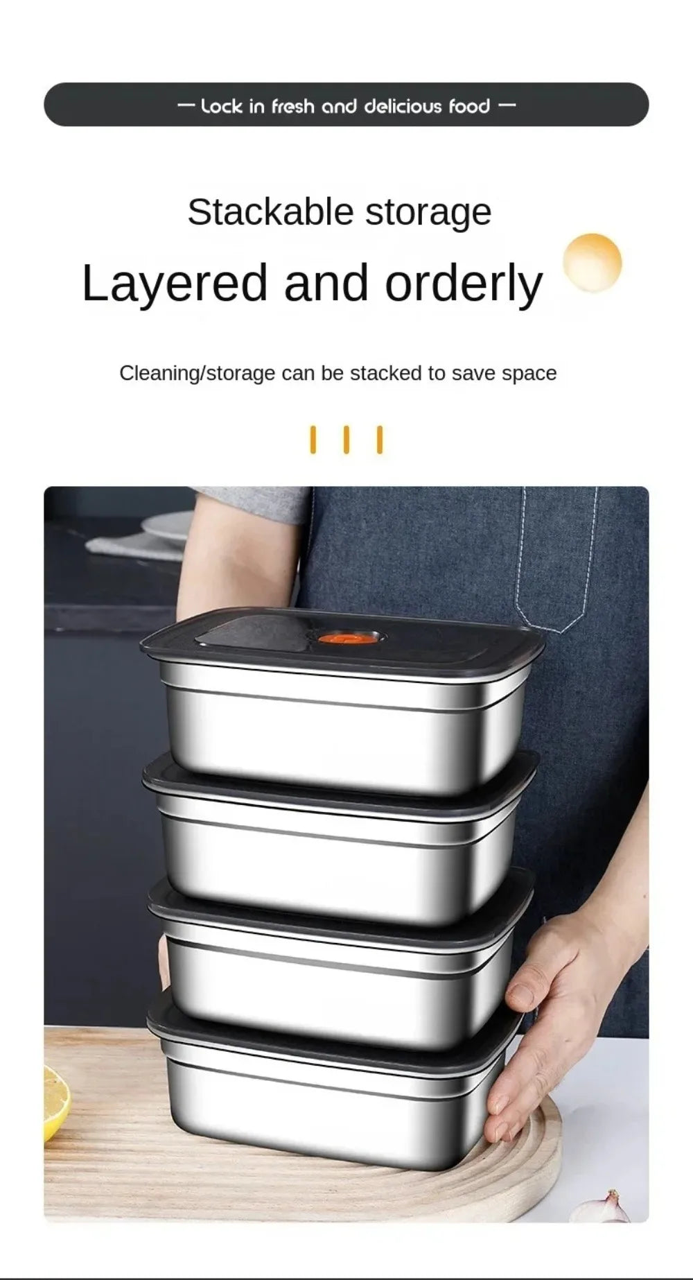 Stainless Steel Camping Lunch Box