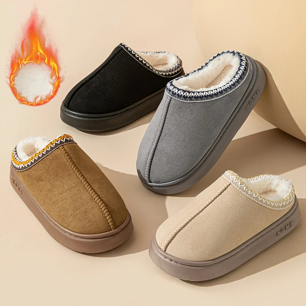 Soft Sole Comfortable Lined Slippers