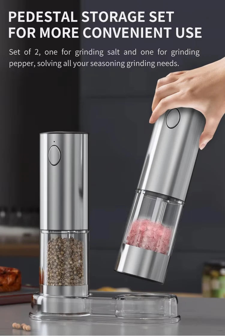 Rechargeable Salt and Pepper Grinder