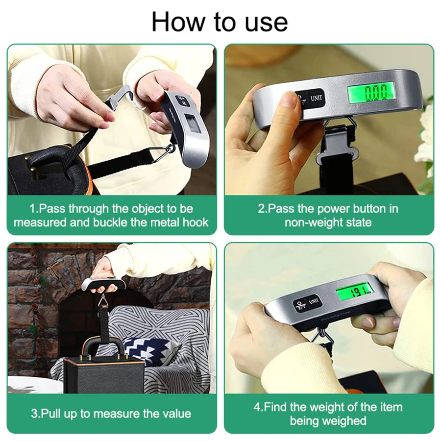 Digital Portable Scale with LCD Display