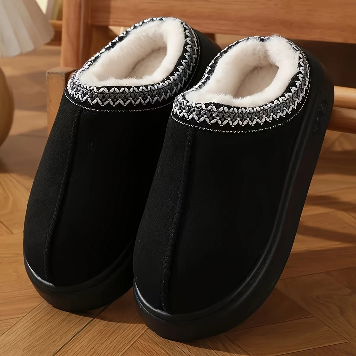 Soft Sole Comfortable Lined Slippers