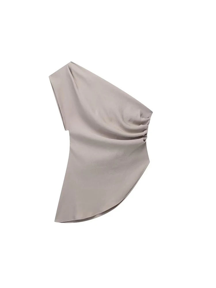 Aura One-Shoulder Top