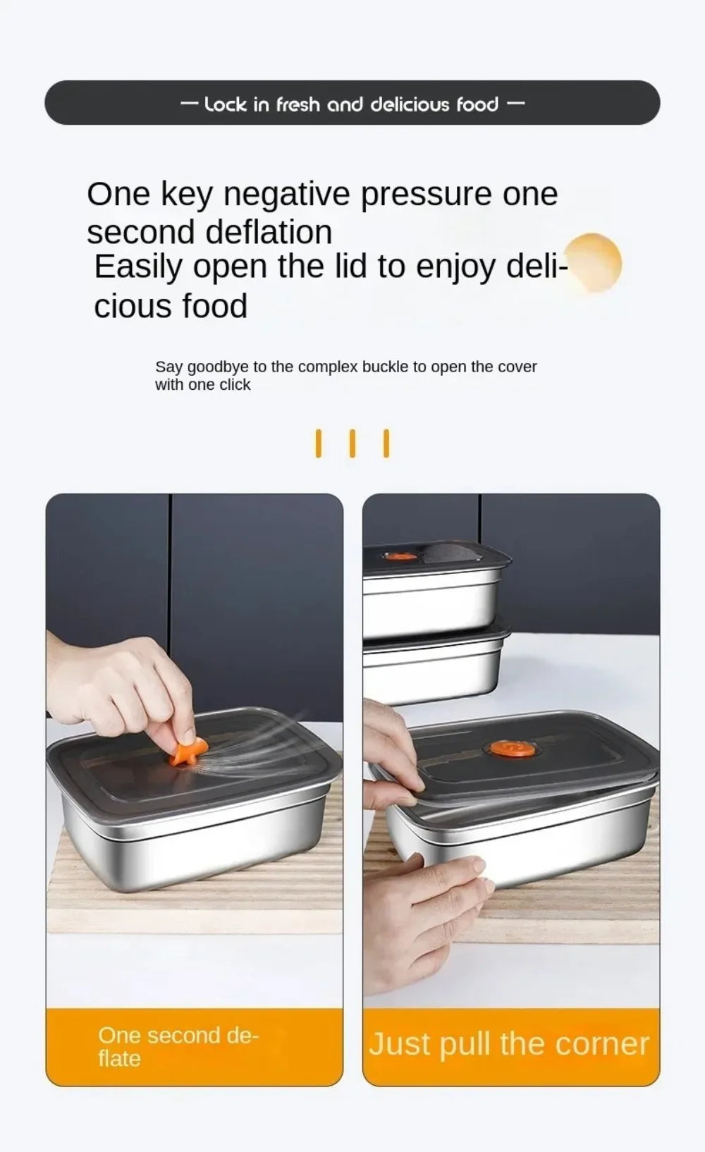 Stainless Steel Camping Lunch Box