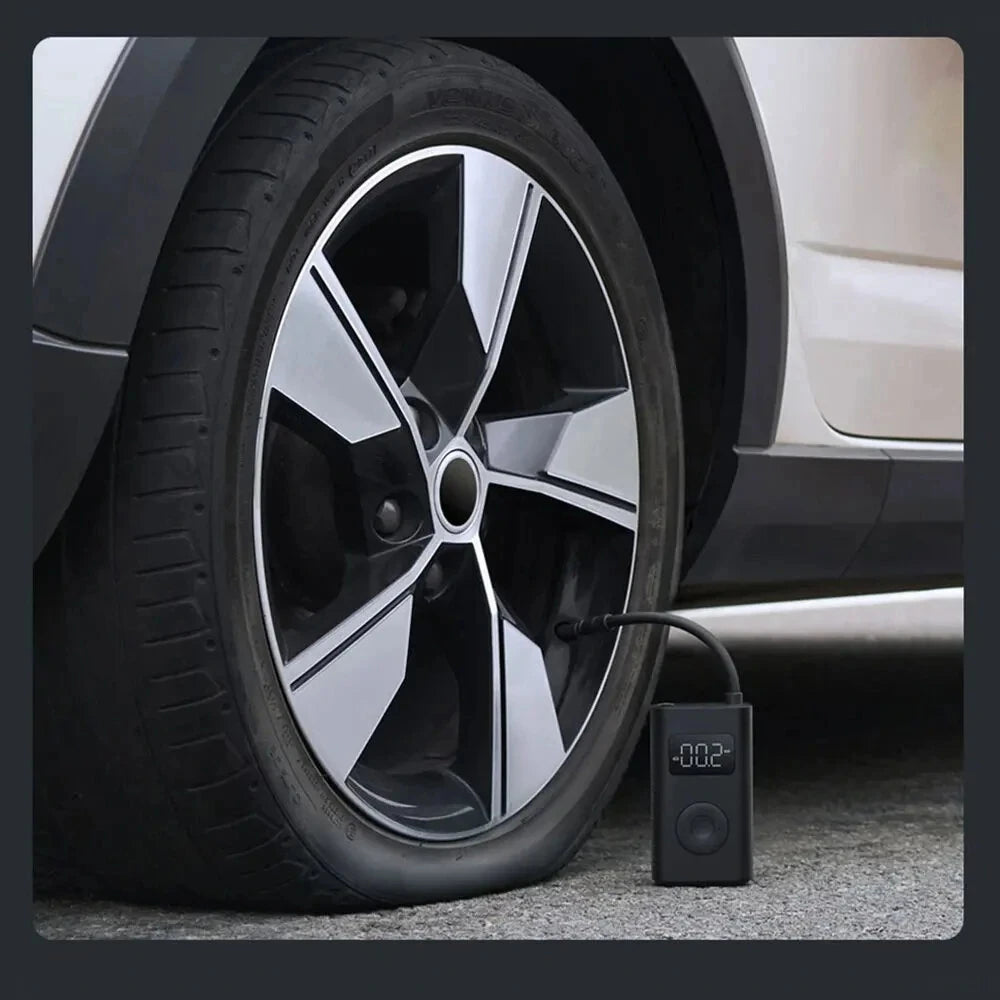 Air Pump 2/2D Digital Tire Pressure Preset Type-C Fast Charging Car Motorcycle Ball Universal LED Display