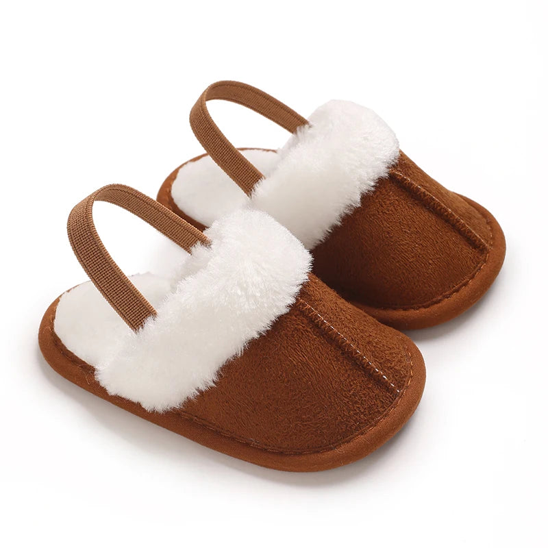 Autumn and Winter cotton slippers for Babies