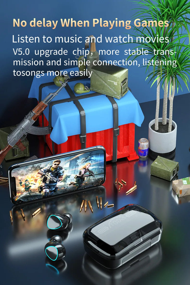 Dual purpose high Quality Wireless Headset and Power Bank.