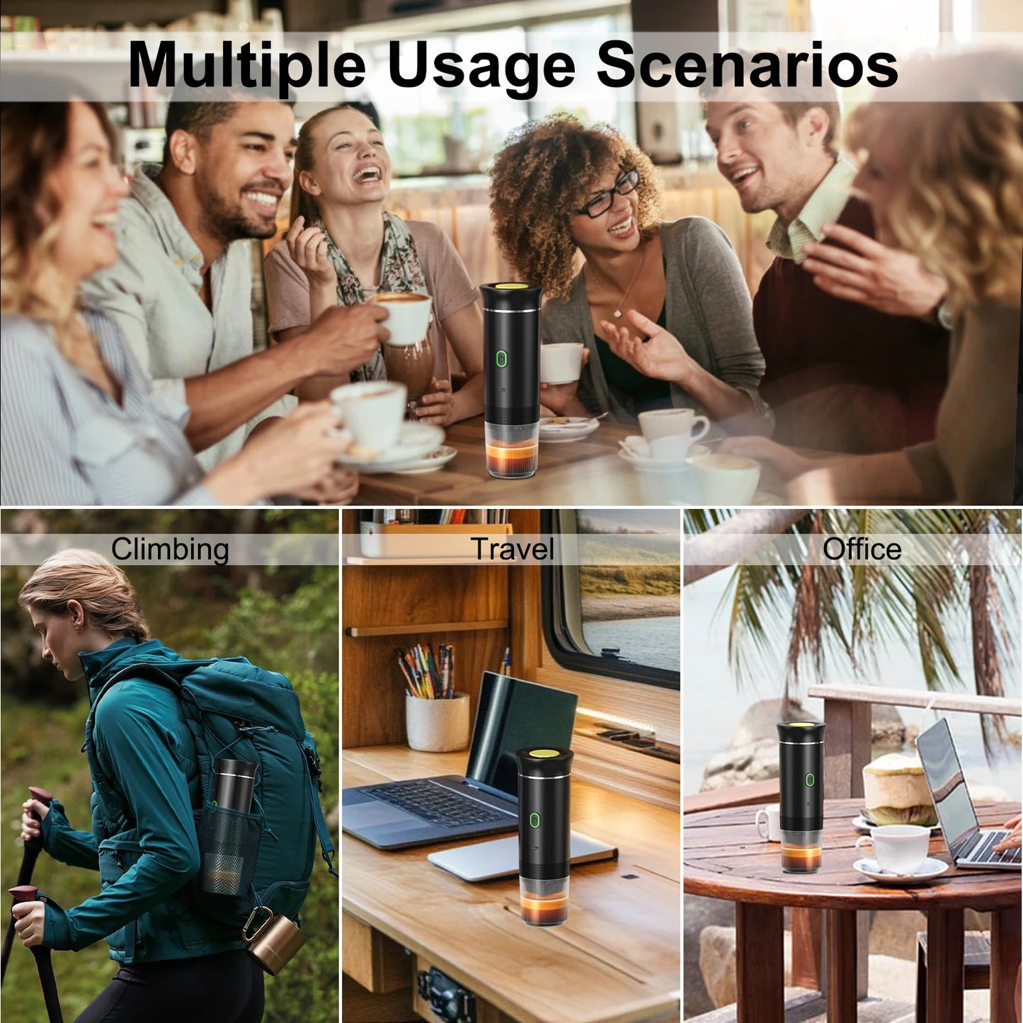 Wireless Electric Portable Espresso Coffee Machine