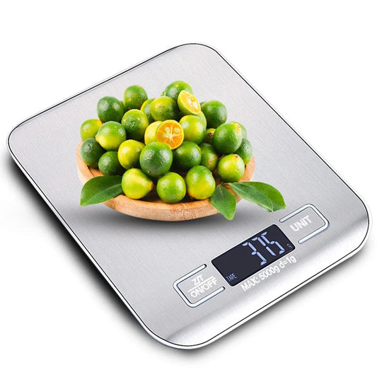 Precision Digital Kitchen Scale with LED Display -5kg Capacity