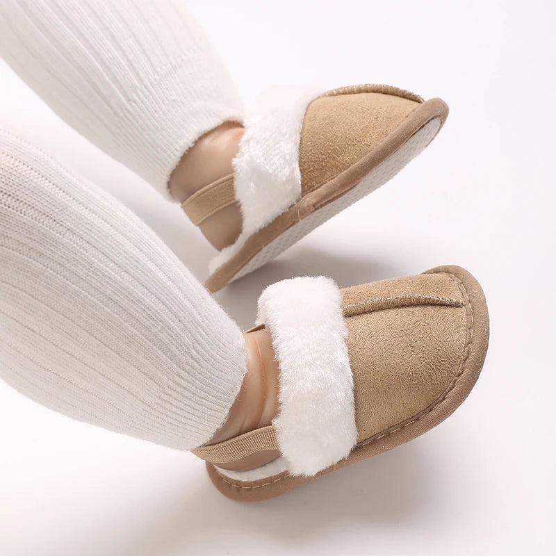 Autumn and Winter cotton slippers for Babies