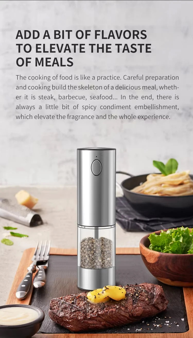 Rechargeable Salt and Pepper Grinder