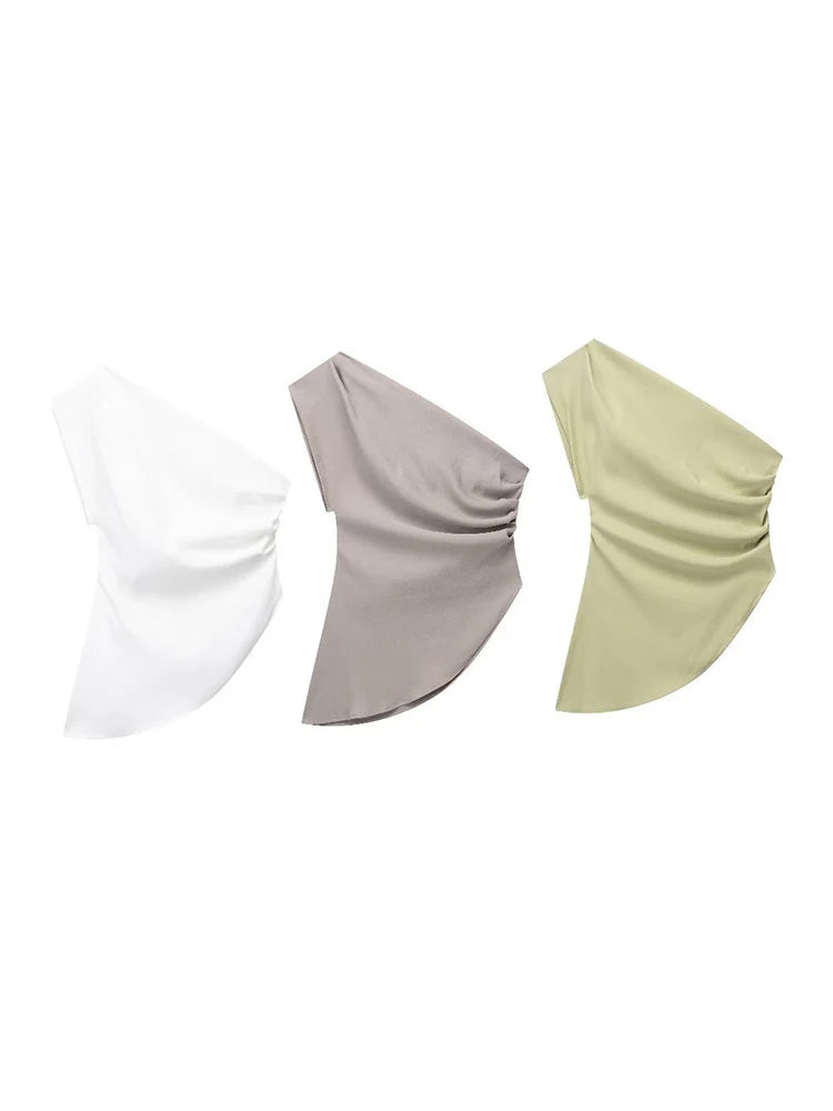 Aura One-Shoulder Top