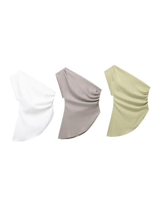 Aura One-Shoulder Top