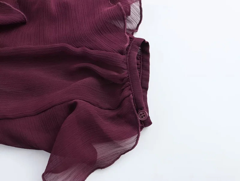Ethereal Ruffle Top
