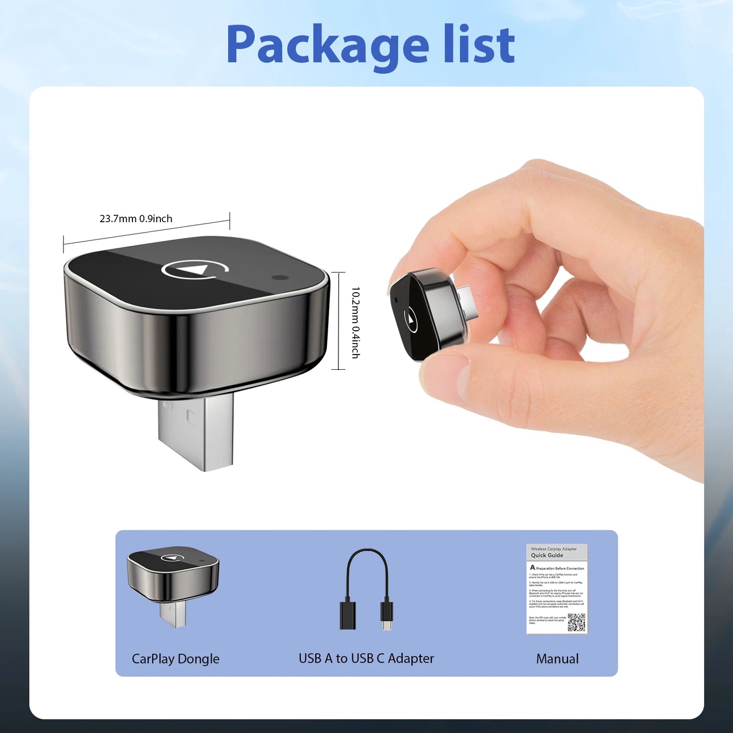 2026 2 in 1 Wireless CarPlay Adapter