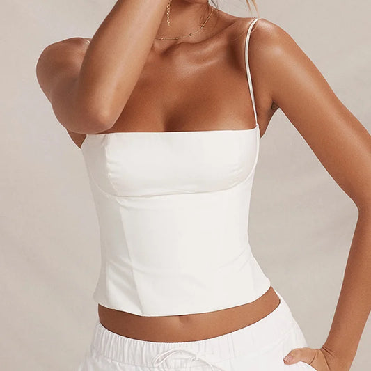Main Character Bustier Crop Top