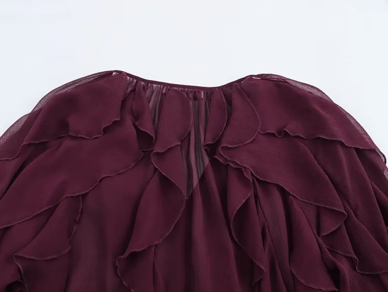 Ethereal Ruffle Top