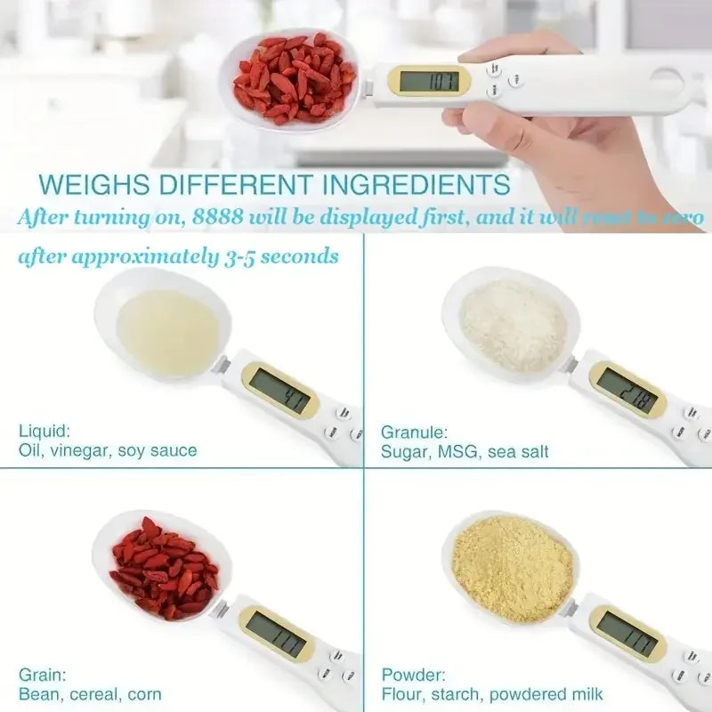 Mini Electronic Spoon Digital Kitchen Scale with LCD display