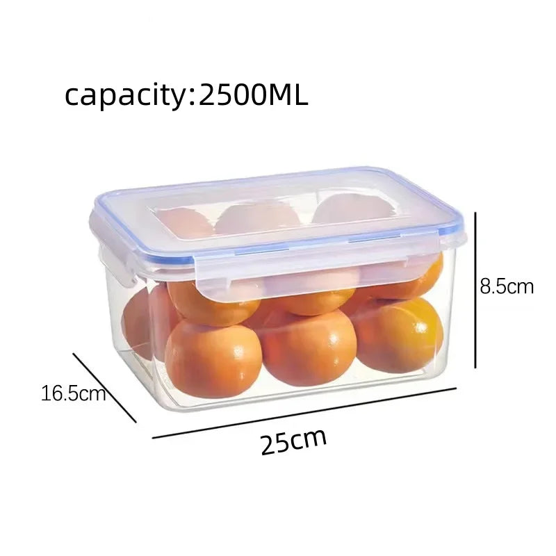Rectangular storage box with lid