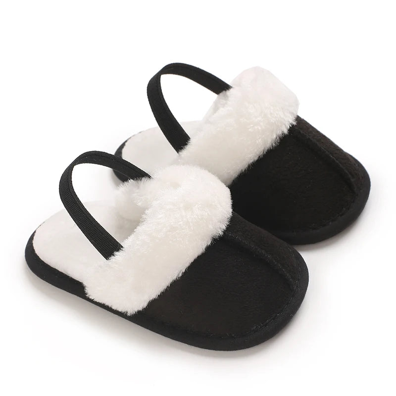Autumn and Winter cotton slippers for Babies