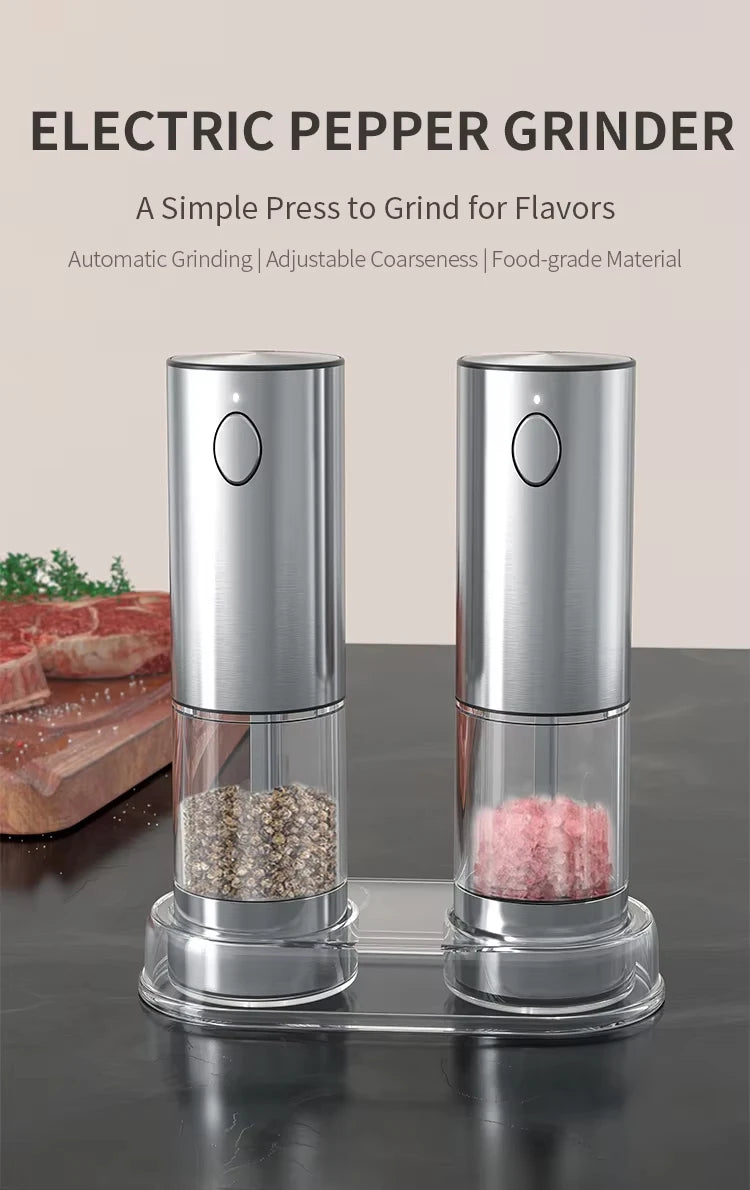 Rechargeable Salt and Pepper Grinder