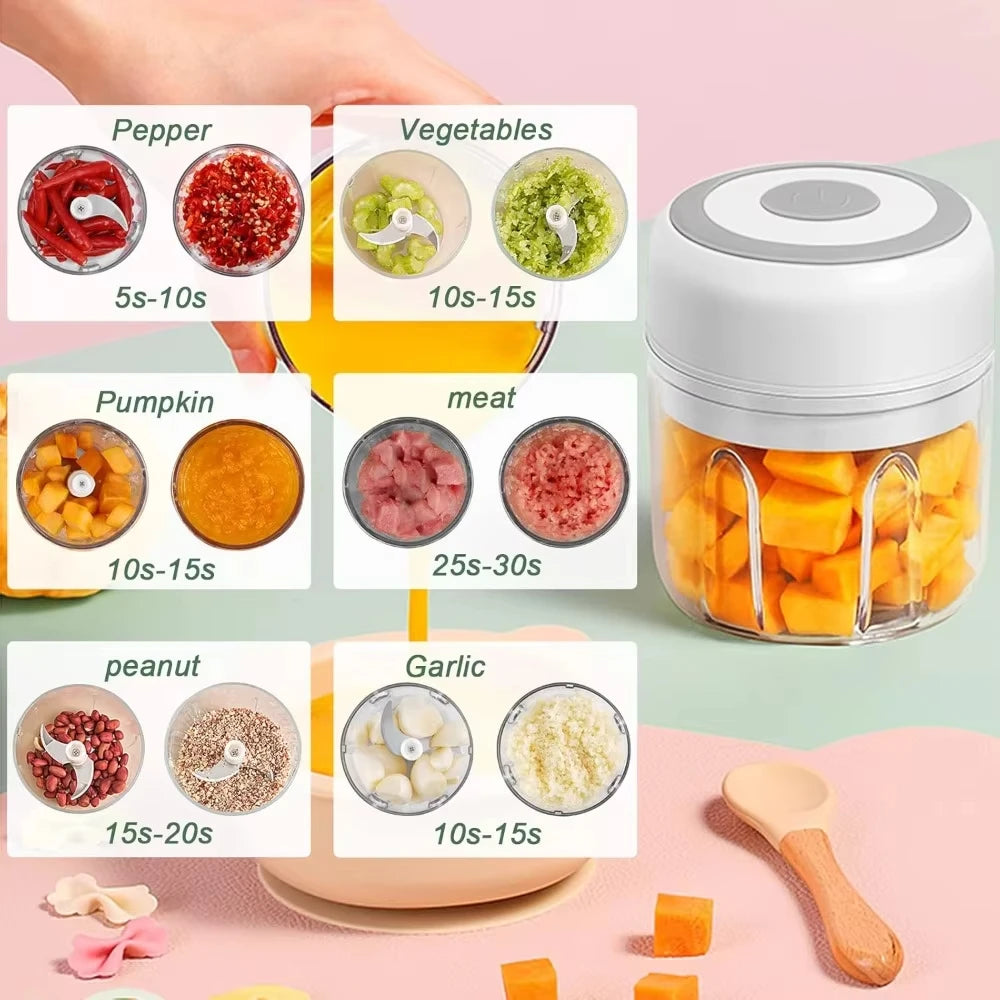 Mini Electric Food Processor