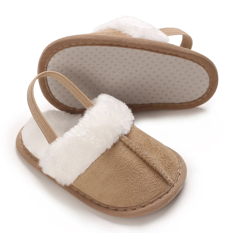 Autumn and Winter cotton slippers for Babies