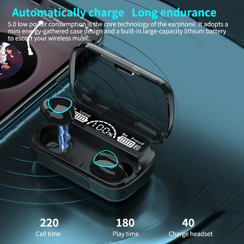 Dual purpose high Quality Wireless Headset and Power Bank.