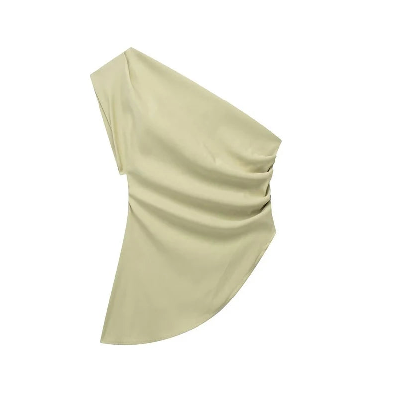 Aura One-Shoulder Top